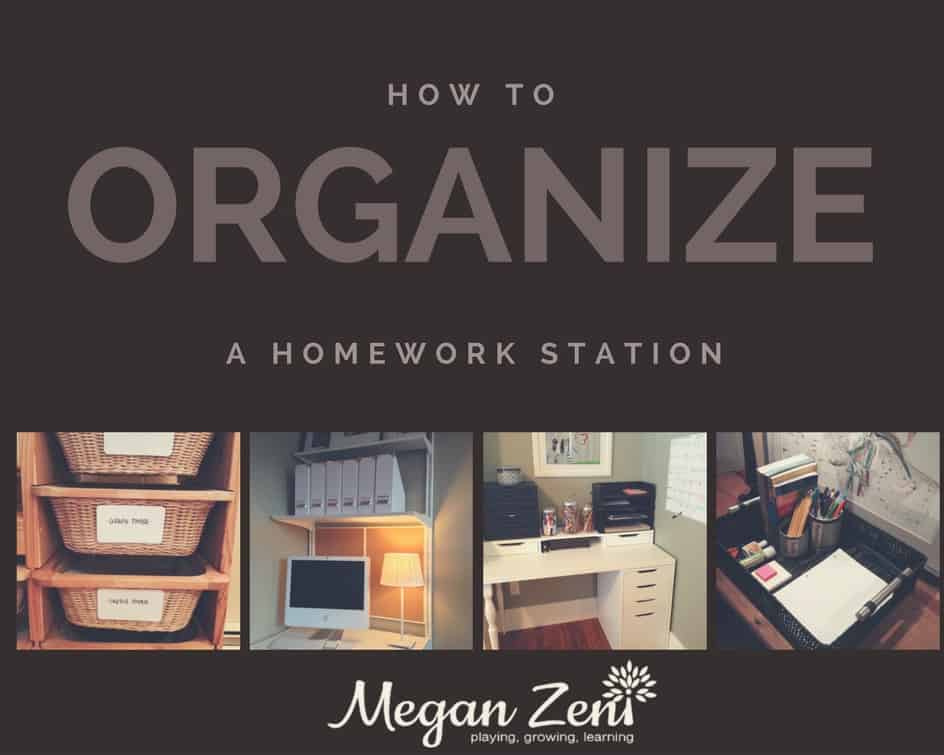 Hoe to organize a homework station