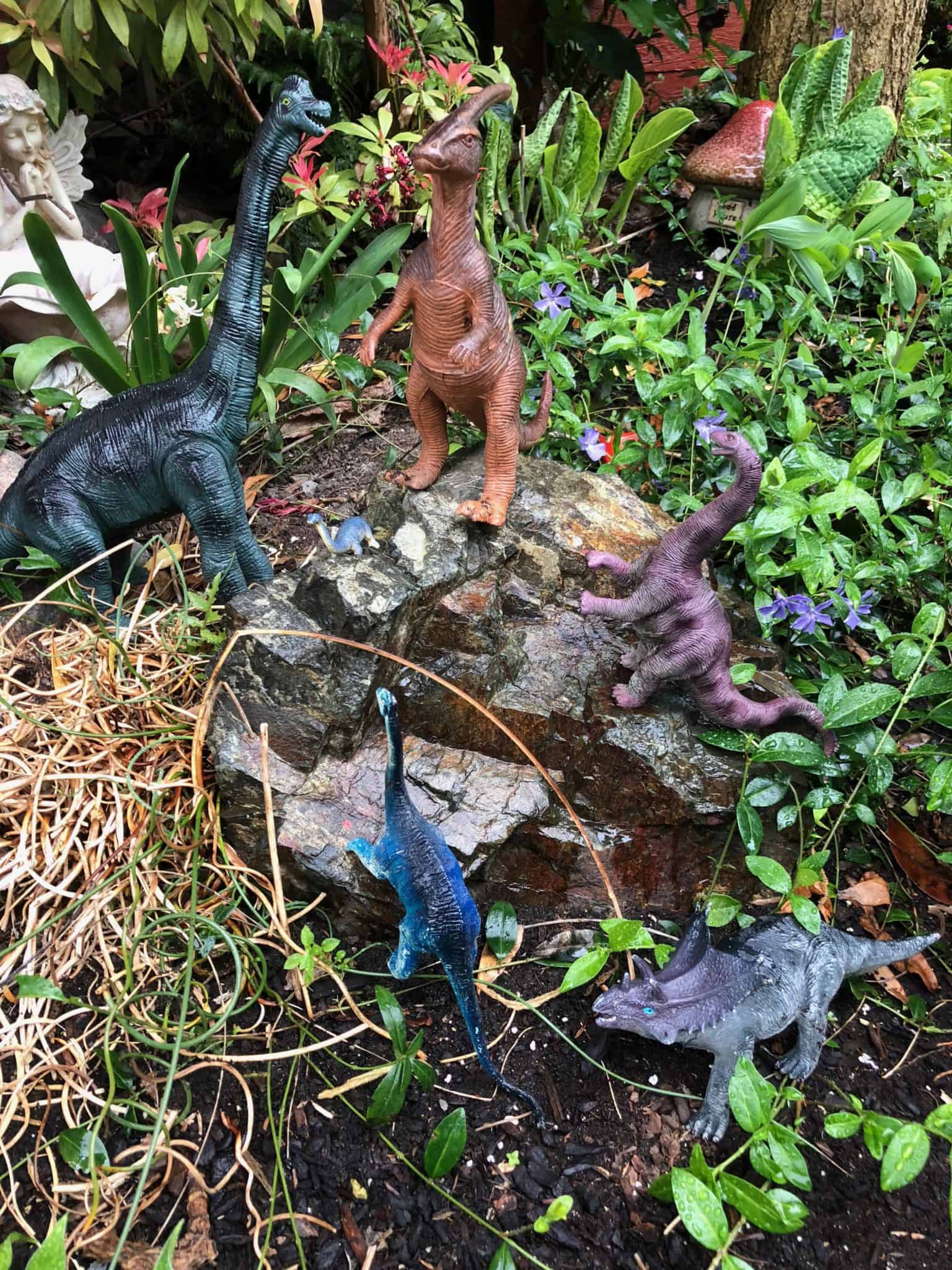 Missdish Green dinosaur Watering Can Kids Gardening Activity Learning Plants