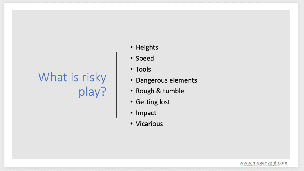 risky play in schools